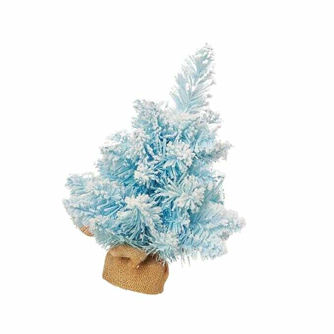 Havas kék álom - Mini karácsonyfa asztaldísz ,30 cm