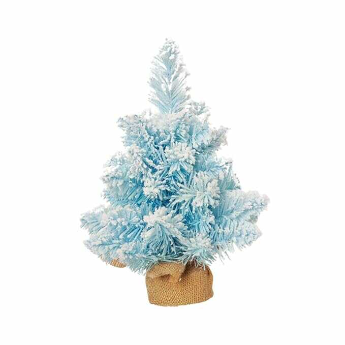 Havas kék álom - Mini karácsonyfa asztaldísz ,30 cm