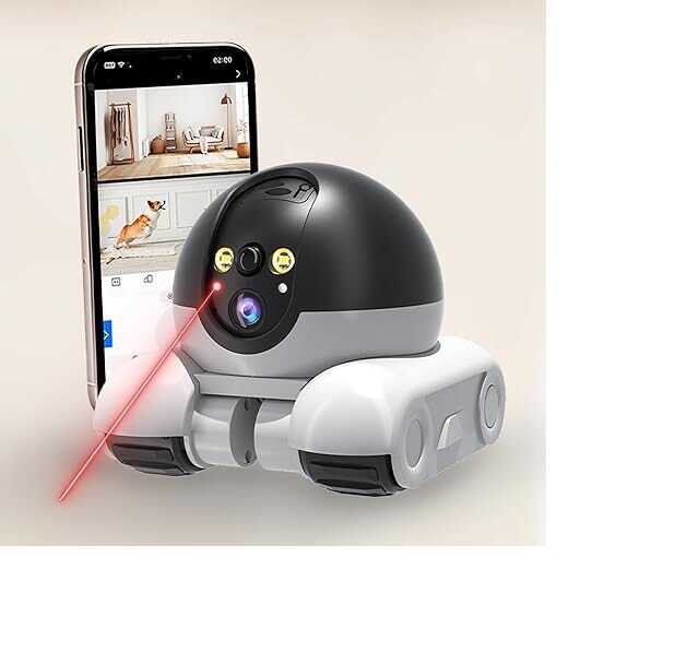 SXT-046 Kerekes robot beltéri biztonsági kamera , éjjelátó , alkalmazás vezérléssel ,dupla lencsés , 1080p