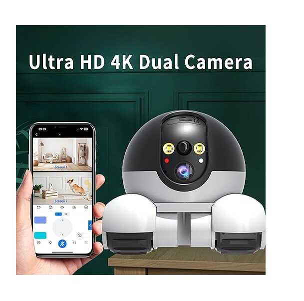 SXT-046 Kerekes robot beltéri biztonsági kamera , éjjelátó , alkalmazás vezérléssel ,dupla lencsés , 1080p