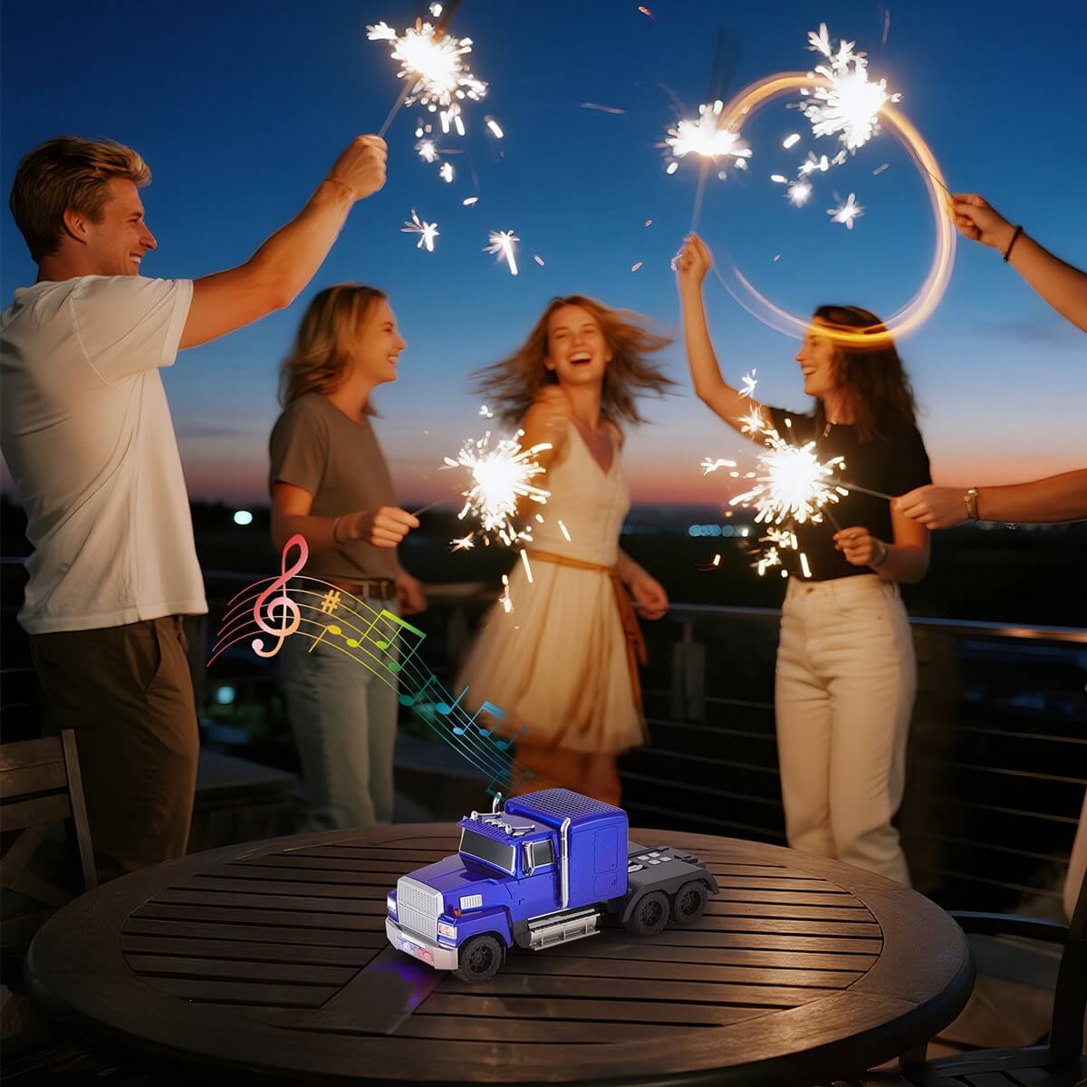 SP-TRUCK Retró Kamion Bluetooth Hangszóró - Image 8