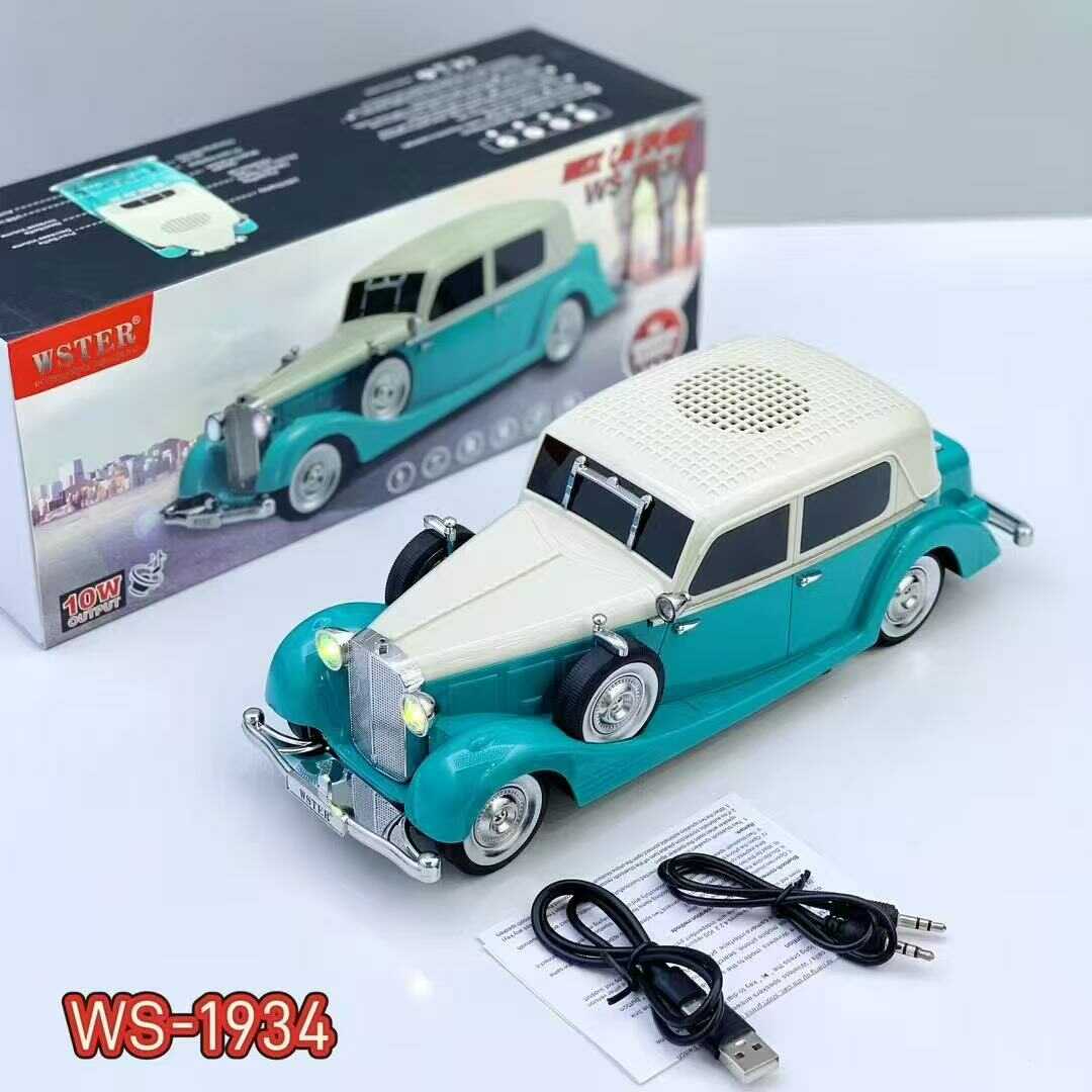 WS-1934 Vezeték nélküli hordozható . rertró autó formájú , kül és beltéri használatra