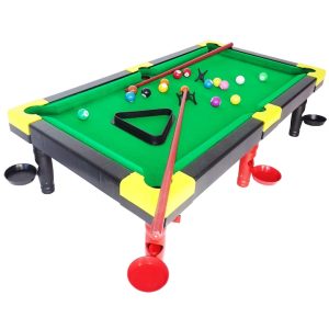 Gyerek Biliárd Asztal Szett, 55 cm, Műanyag, Fejlesztő, Családi Társasjáték