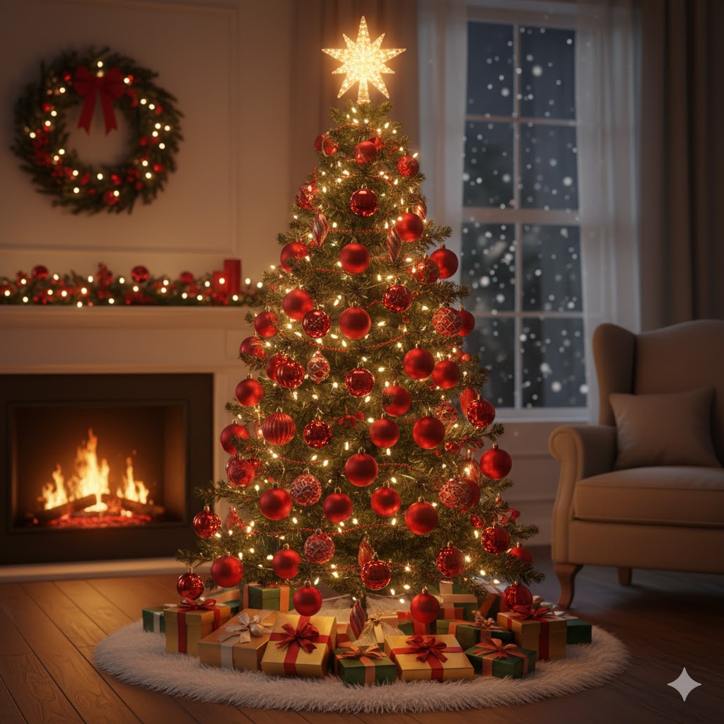 Karácsonyfa gömbdísz választható színekben - 30 db-os