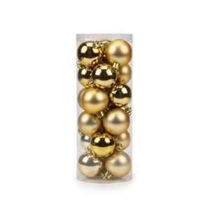 Karácsonyfa gömbdísz választható színekben - 30 db-os