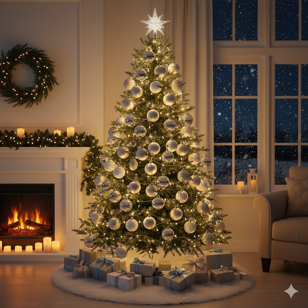 Karácsonyfa gömbdísz választható színekben - 30 db-os