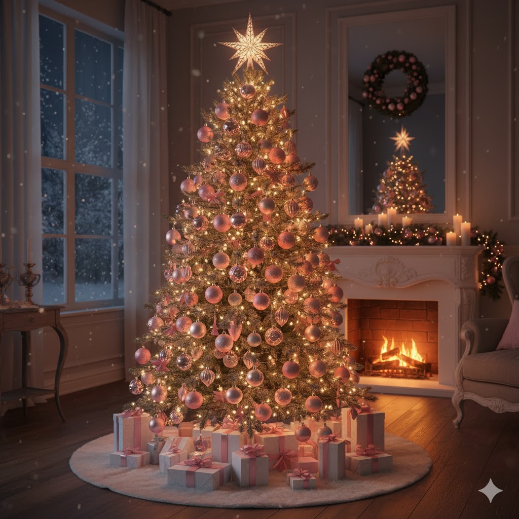 Karácsonyfa gömbdísz választható színekben - 30 db-os