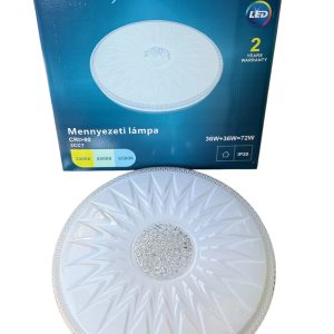 THOLux LED Mennyezeti Lámpa: 72W, 3 Fényhőmérséklet, Kristályhatás mintázattal K40-10