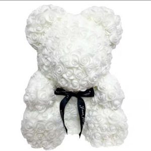 Örökrózsa maci választható színekben - 30 cm