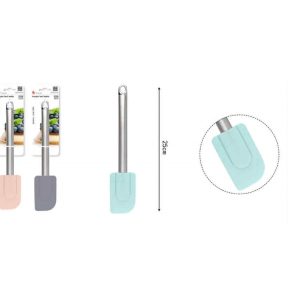 Rozsdamentes acél nyelű szilikon spatula és kenőlapát 25cm Torch