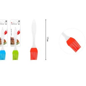 Szilikon konyhai kenőecset átlátszó nyéllel 17cm Torch