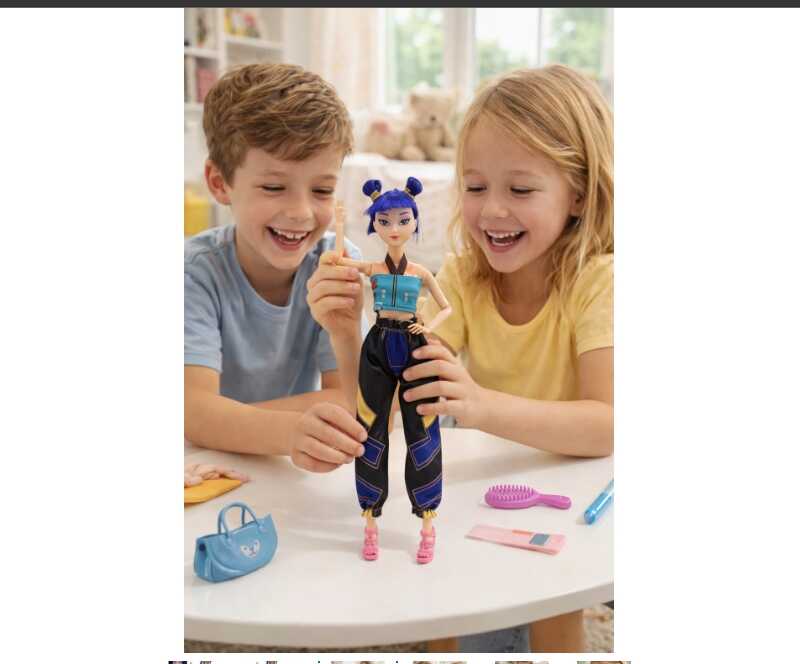 K-pop Demon Hunters Zoey játék baba , 30 cm