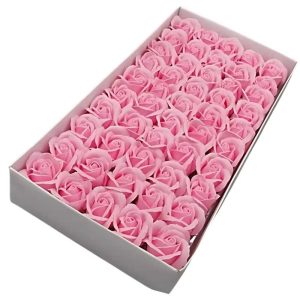 Dekorációs rózsa - babarózsaszín 50 db