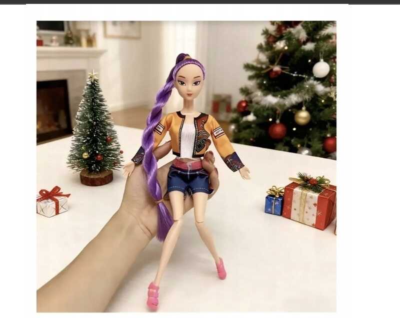 K-pop Demon Hunters Rumi játék baba , 30 cm