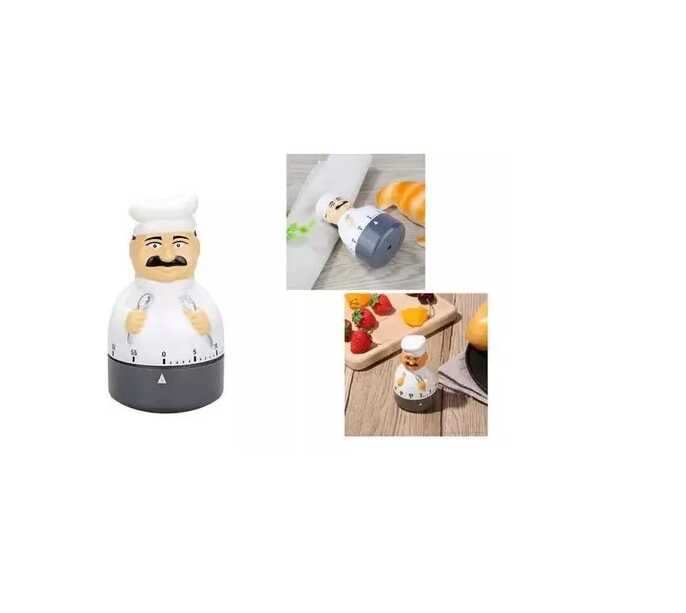 Mechanikus szakács figurás konyhai időzítő 10.3x5.8cm Kmt Style