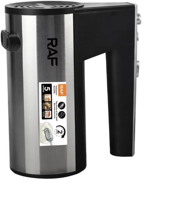 Raf R.6629 Eleketromos kézi mixer, 5 sebesség + turbó funkció , 450 W