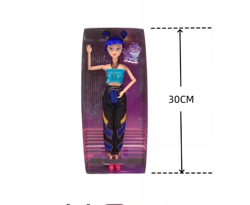 K-pop Demon Hunters Zoey játék baba , 30 cm