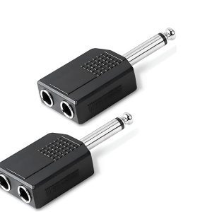 6,35 mm Mono Jack dugó adapter elosztó Aigostar