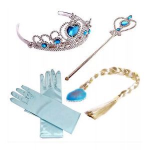 Jégvarázs Elza 4 részes jelmez kiegészítő