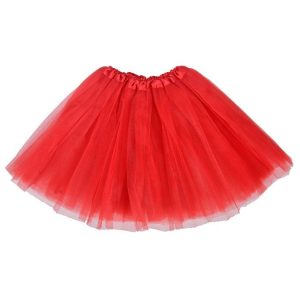 Tündér Tüll szoknya gyerekeknek piros