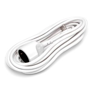 5 méteres Lengó Hálózati hosszabbító 5 méter 3G1.5mm2 fehér Aigostar 3680w