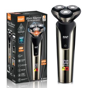 Raf R. 4060 Akkumulátoros borotva ,ergonomikus kialakítás , digitális kijelző , vízálló , 10.000RPM