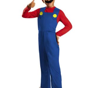 Mario Bros klasszikus Super Mario farsangi jelmez gyerekeknek