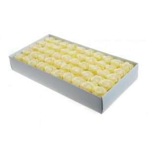 Dekorációs rózsa -sárga 50 db