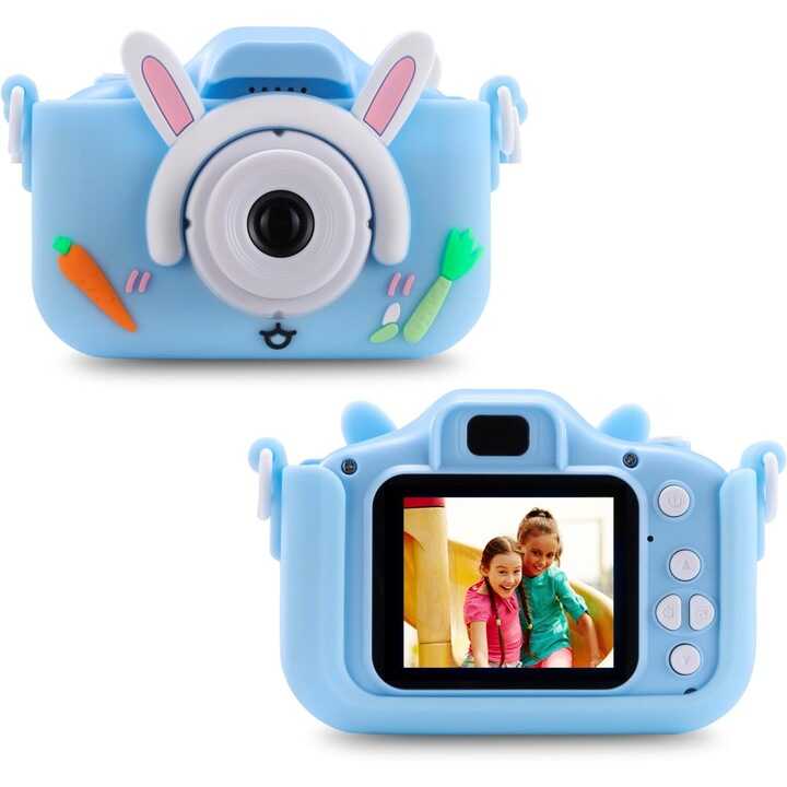 Digitális fényképezőgép gyerekeknek - Újratölthető fényképezőgép játékokkal és interaktív képernyővel-