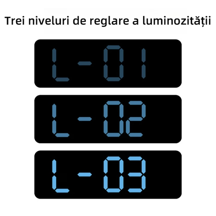 Digitális ébresztő óra pára mutatóval