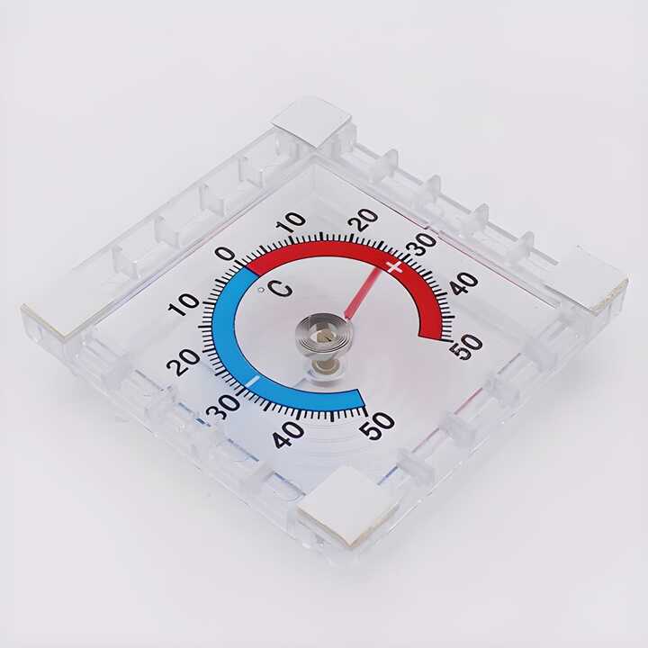 Öntapadós analóg szobahőmérő 75mm Mötarro