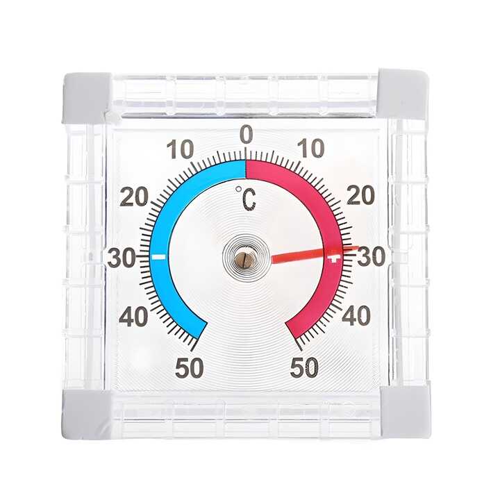 Öntapadós analóg szobahőmérő 75mm Mötarro