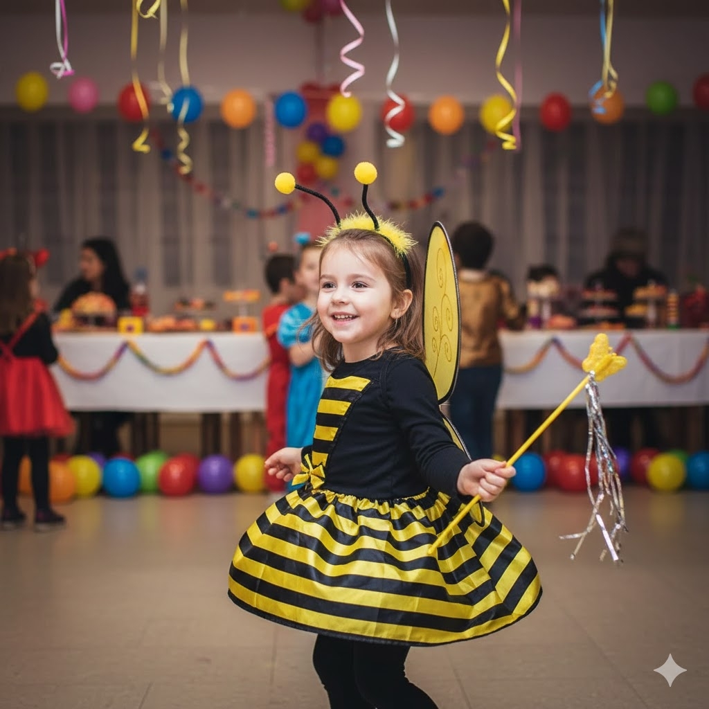 Arany Szárnyú Méhecske farsangi jelmez szett gyerekeknek