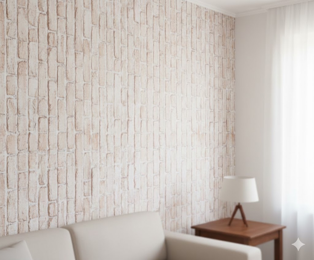 Rusztikus Vörös-Barna Téglamintás Öntapadós Tapéta 45cm x 10m - Torch