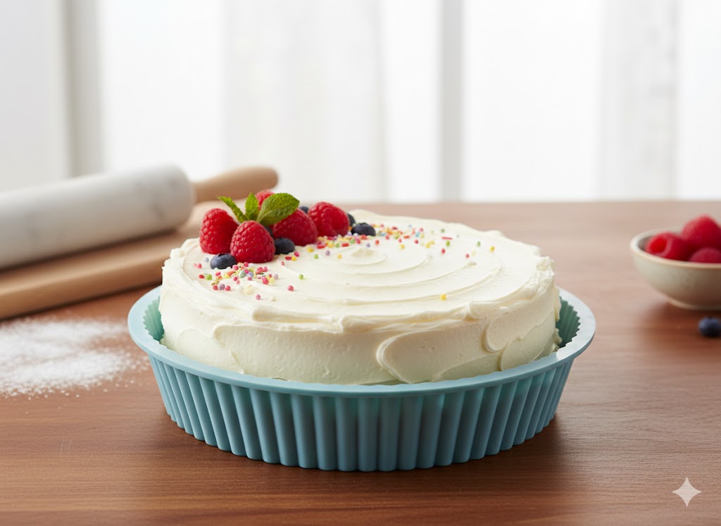 Kerek szilikon tortaforma 25x5.5cm Torch