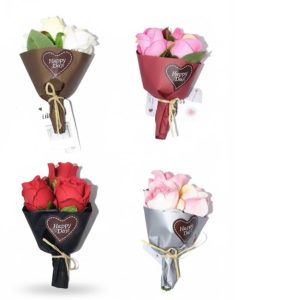 Mini rózsacsokor szett 12 db / cs 11 cm