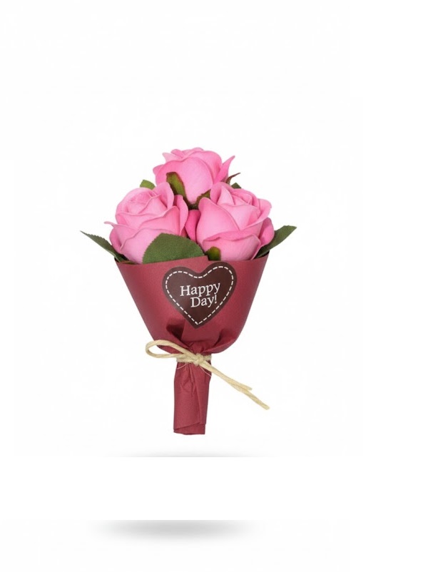 Mini rózsacsokor szett 12 db / cs 11 cm