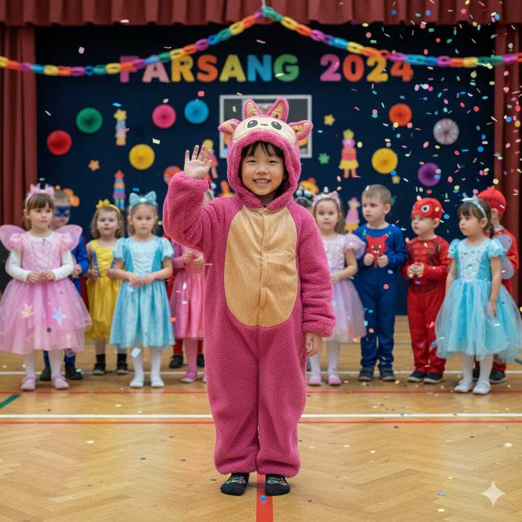 Labubu ihlette plüss jelmez maszkos rózsaszín – gyerek)