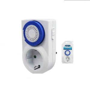 Mechanikus napi időkapcsoló óra Dugalj kapcsoló 24 h gyermekvédelemmel 16(2)A 230V 3680W IP20 beltéri fehér Extra Star