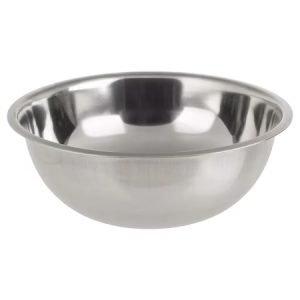 Nagy Méretű Rozsdamentes Acél Konyhai Edény és Keverőtál - 36 x 10,2 cm