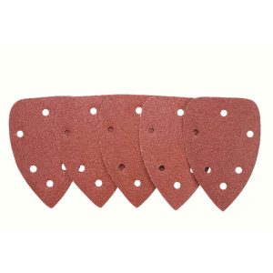 Delta csiszolópapír készlet 100x140 mm, P120 szemcsézet, 5 lyukas kivitel, 5 db/csomag - Kmt Tools