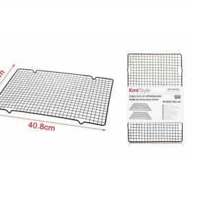 Fém süteményhűtő rács és sütőrács 40.8x25.4cm Kmt Style
