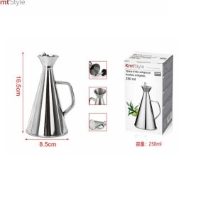 Rozsdamentes cseppmentes olajtartó kanna 250ml Kmt Style