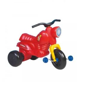 Pedálos műanyag tricikli 5-ős méretben , 72x43x52 cm