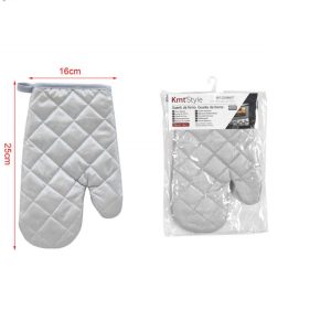 Hővisszaverő steppelt sütőkesztyű akasztóval 25x16cm Kmt Style