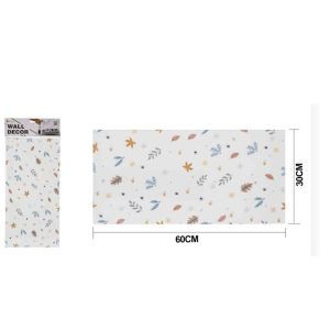 Hangulatos Őszi Levélmintás Öntapadós Fali Dekoráció 60cm x 30cm