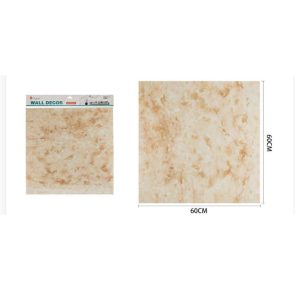 Prémium Bézs Márványmintás Öntapadós Csempematrica 60cm x 60cm