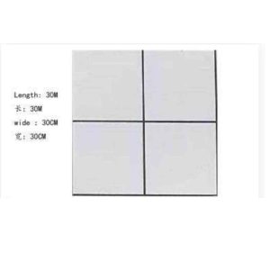 Letisztult Fehér Öntapadós Fali Matrica 30cm x 30cm