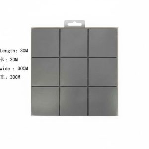 Modern Szürke Négyzetmintás Öntapadós Fali Matrica 30cm x 30cm